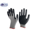 NMsafety Work Gloves 15G Nylon Liner with Micro Foam Nitrile Palm Coating on Palm and Fingers Gloves